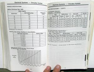 1986 Ford Mercury Lincoln Service Spec Manual Mustang GT Thunderbird Continental