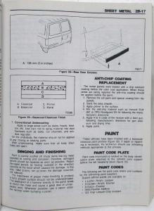 1991 GMC Safari Models Service Shop Repair Manual