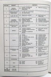 1991 GMC Light Duty Truck R/V P Models Service Shop Manual - Jimmy Suburban P3