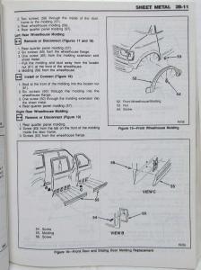 1992 GMC Safari Models Service Shop Repair Manual