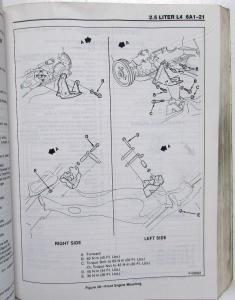 1990 GMC Light Truck S/T Models Service Shop Repair Manual - Sonoma S-15 Jimmy