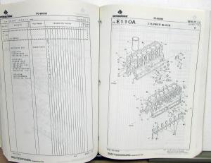 1990 International Truck 900 Models PC-900/90 Parts Catalog Manual