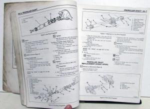 1989 GMC Light Duty Truck C/K Models Service Shop Repair Manual Pickup
