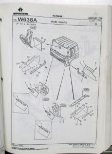 1988 International Truck 700 Models PC-700/88 Parts Catalog Manual