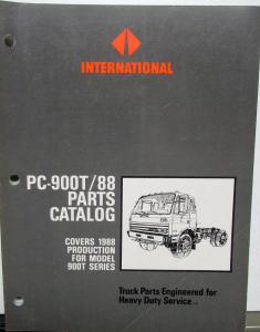 1988 International Truck 900T Models PC-900T/88 Parts Catalog Manual