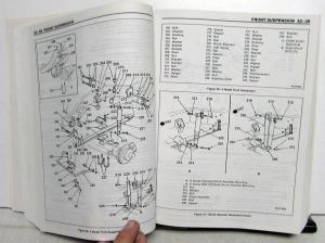 1987 GMC Light Duty Truck R V G P Models Service Shop Manual - Pickup Van Jimmy