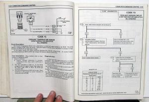 1987 GMC Light Duty Truck Fuel Driveability & Emissions Service Manual - FI Gas