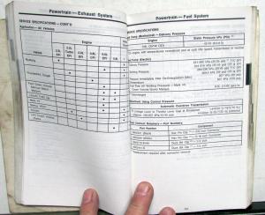 1988 Ford Mercury Lincoln Service Spec Manual Mustang GT Thunderbird Continental