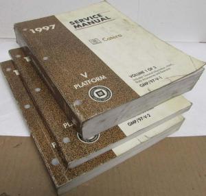 1997 Cadillac Catera Service Shop Repair Manual - 3 Volume Set