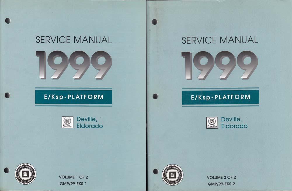 1999 Cadillac DeVille Eldorado Service Shop Repair Manual - 2 Vol Set