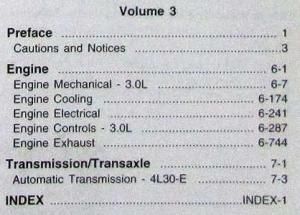 1998 Cadillac Catera Service Shop Repair Manual - 3 Volume Set