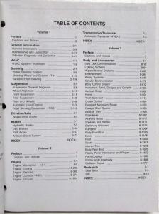 1999 Cadillac Seville Service Shop Repair Manual - 2 Volume Set