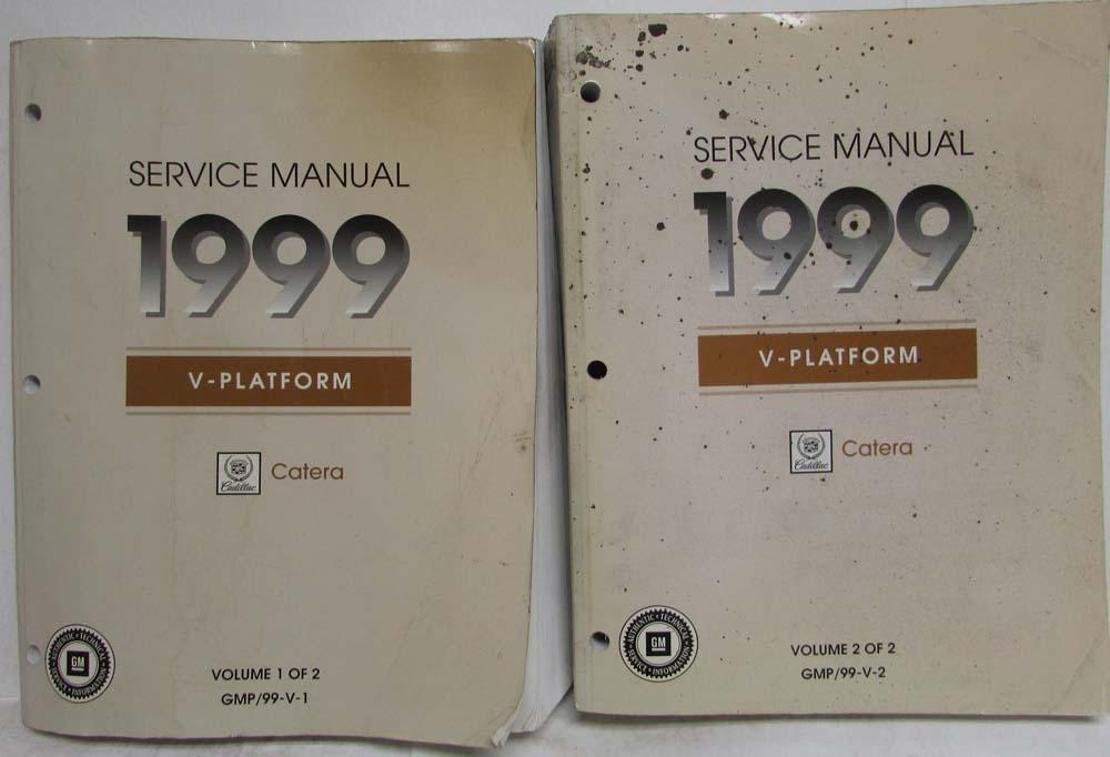 1999 Cadillac Catera Service Shop Repair Manual - 2 Volume Set