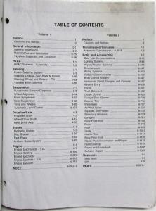 1999 Cadillac Catera Service Shop Repair Manual - 2 Volume Set