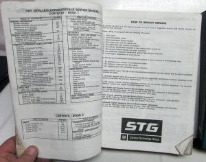 1997 Cadillac DeVille Eldorado Seville Service Shop Repair Manual - 2 Vol Set