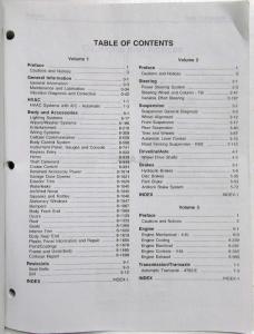 1998 Cadillac Seville Service Shop Repair Manual - 3 Volume Set