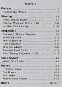 1998 Cadillac Seville Service Shop Repair Manual - 3 Volume Set