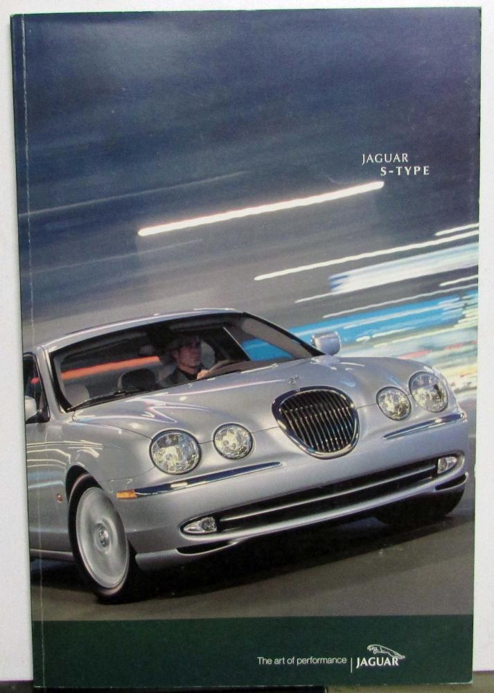 2001 Jaguar S Type Sales Brochure Original