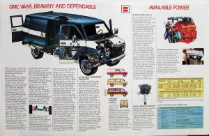 1977 GMC Vandura Special Rally Camper Special Magnavan Sales Brochure Original