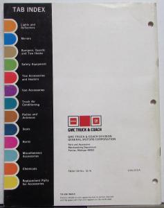 1977 GMC Truck Accessories Catalog Original DEALER ITEM ONLY