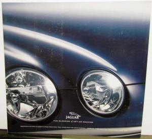 1999 Jaguar S Type Sales Paint Chip Sheet Brochure Original