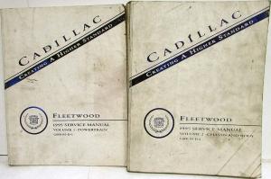 1995 Cadillac Fleetwood Service Shop Repair Manual - 2 Vol Set