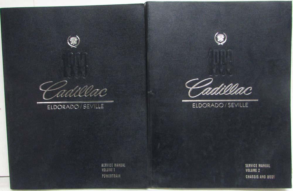 1993 Cadillac Eldorado Seville Service Shop Repair Manual - 2 Vol Set