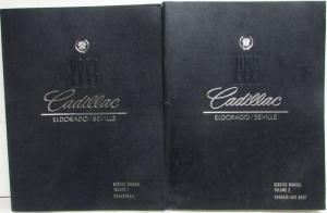 1993 Cadillac Eldorado Seville Service Shop Repair Manual - 2 Vol Set