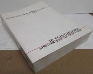 1989 Cadillac DeVille and Fleetwood Service Shop Repair Manual