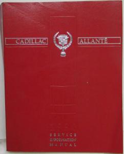 1990 Cadillac Allante Dealer Service Shop Repair Manual