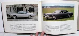 1921 Thru 1971 Lincoln Motorcar Ref Book Continental Mark II III Early Years