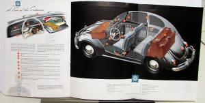 1958 Volkswagen VW Prestige Sales Brochure Sedan De Luxe Convertible Rare