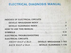 1981 Cadillac Electrical Troubleshooting Manual - All Models