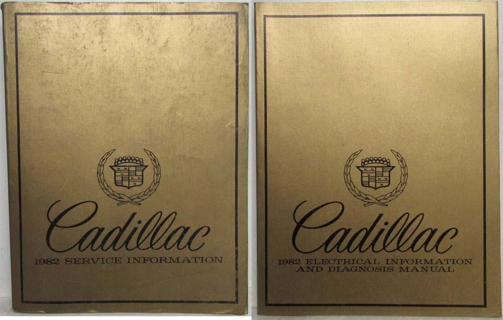 1982 Cadillac Service and Electrical Info & Diagnosis Shop Repair Manual - 2 Vol