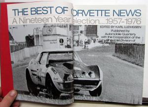 1957 Thru 1976 The Best Of Corvette News Automobile Quarterly Reference Book