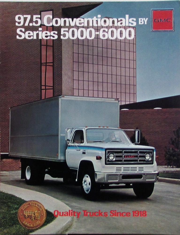 1979 GMC 97.5 Conventional Truck Series 5000-6000 Sales Brochure Original