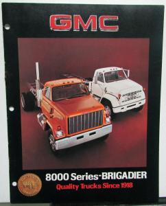 1979 GMC Brigadier 8000 Series Trucks Sales Brochure Original