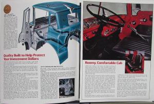 1979 GMC 72 inch Steel Tilt Truck Cab Series 6000 7000 Sales Brochure Folder