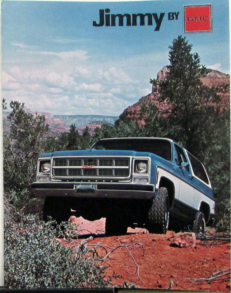1979 GMC Jimmy 4WD C1500 K1500 Sales Brochure Folder Original