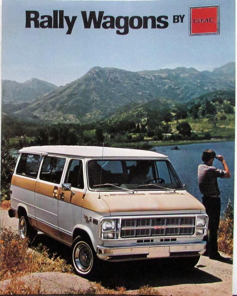 1979 GMC Rally & STX Wagons Van G1500 G2500 G3500 Sales Brochure Original