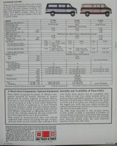1979 GMC Rally & STX Wagons Van G1500 G2500 G3500 Sales Brochure Original