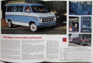 1979 GMC Rally & STX Wagons Van G1500 G2500 G3500 Sales Brochure Original