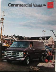 1979 GMC Commercial Vans Vandura Magnavan RCS Chassis Sales Brochure Original