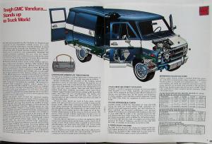 1979 GMC Commercial Vans Vandura Magnavan RCS Chassis Sales Brochure Original