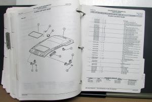 2000 Jeep Grand Cherokee Dealer Parts Book Catalog WJ Chassis Body Trim