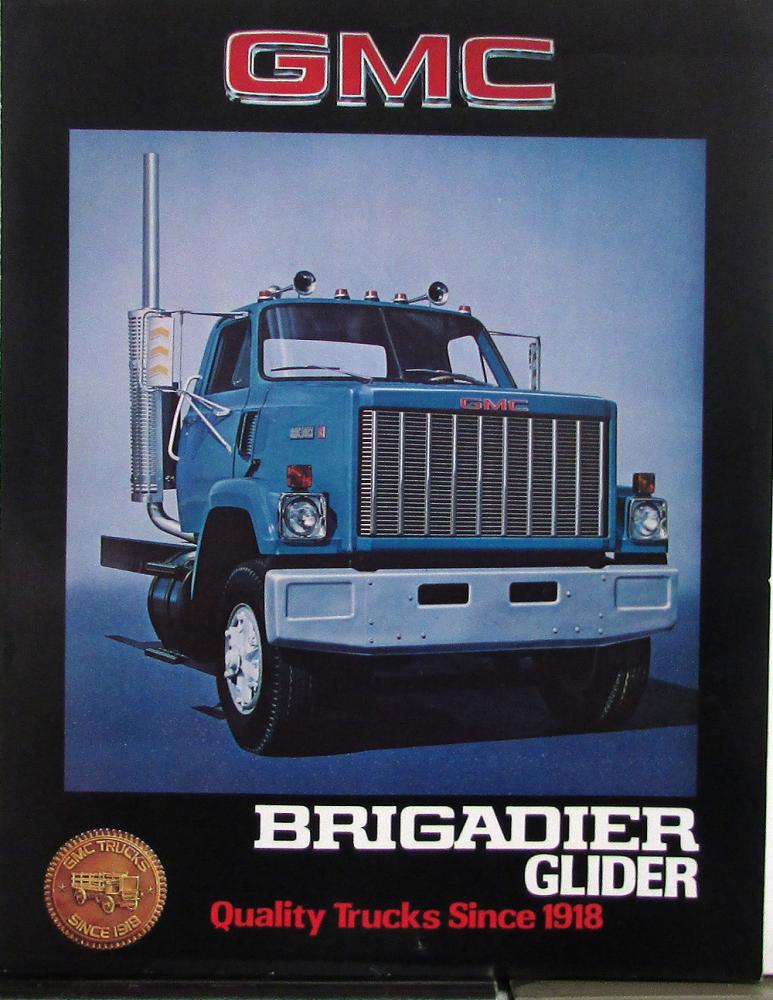 1979 GMC Brigadier Glider Kit Sales Brochure Folder Original