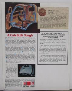 1979 GMC Brigadier Glider Kit Sales Brochure Folder Original