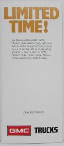 1980 GMC 5000 6000 7000 Conventional Trucks Sales Brochure MAILER Original