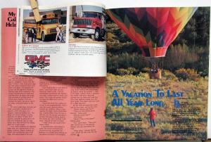 1980 GMC Points Mag Sep Oct Issue PREVIEW 81 GMC Trucks Sales Brochure Inside