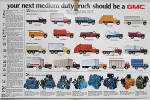 1980 GMC Medium Duty Trucks MAILER Sales Brochure Steel Tilt Top Kick Convention